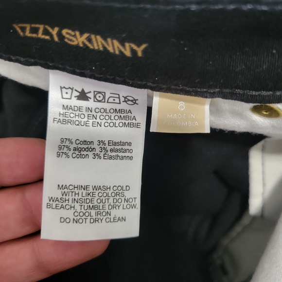 MICHAEL Michael Kors Izzy Skinny Black Jeans 8 NWT Stretch Mid Rise - Picture 11 of 11